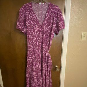 Gap Wrap Dress - XXL - Midi Length